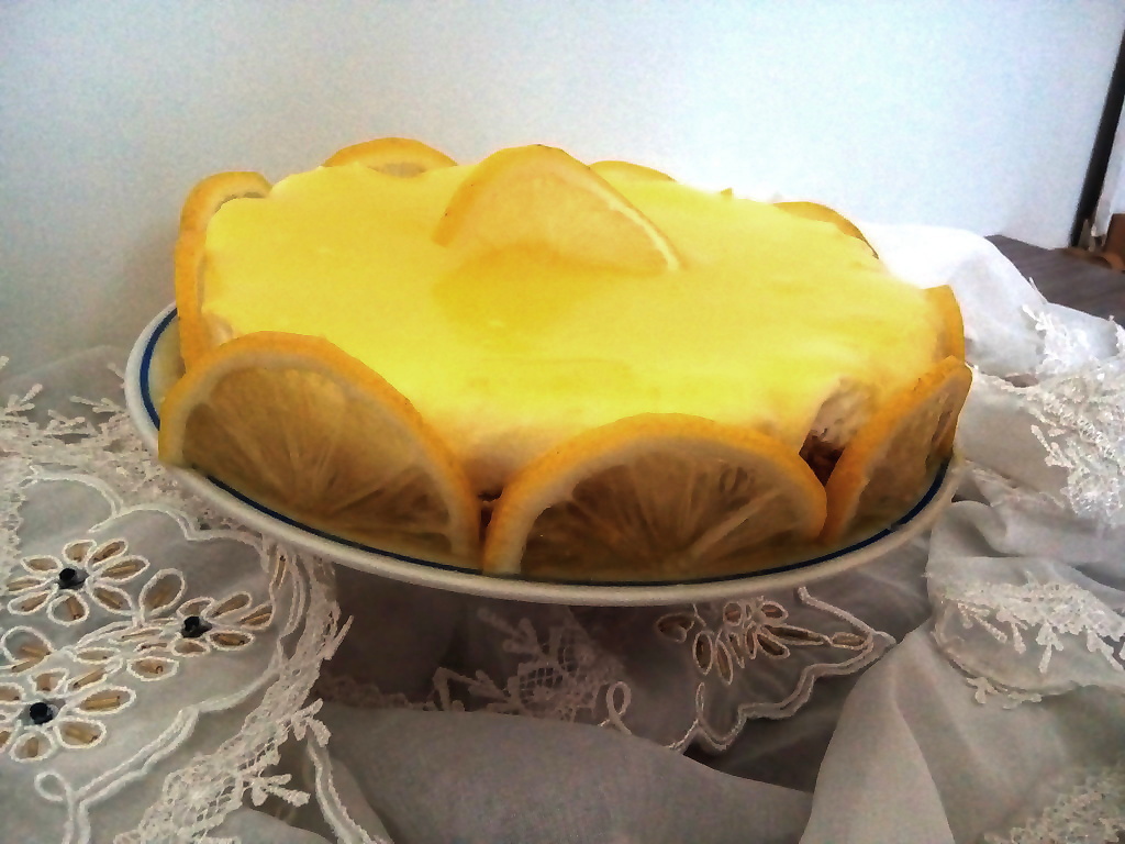 Cheesecake cu lămâie (fără coacere)