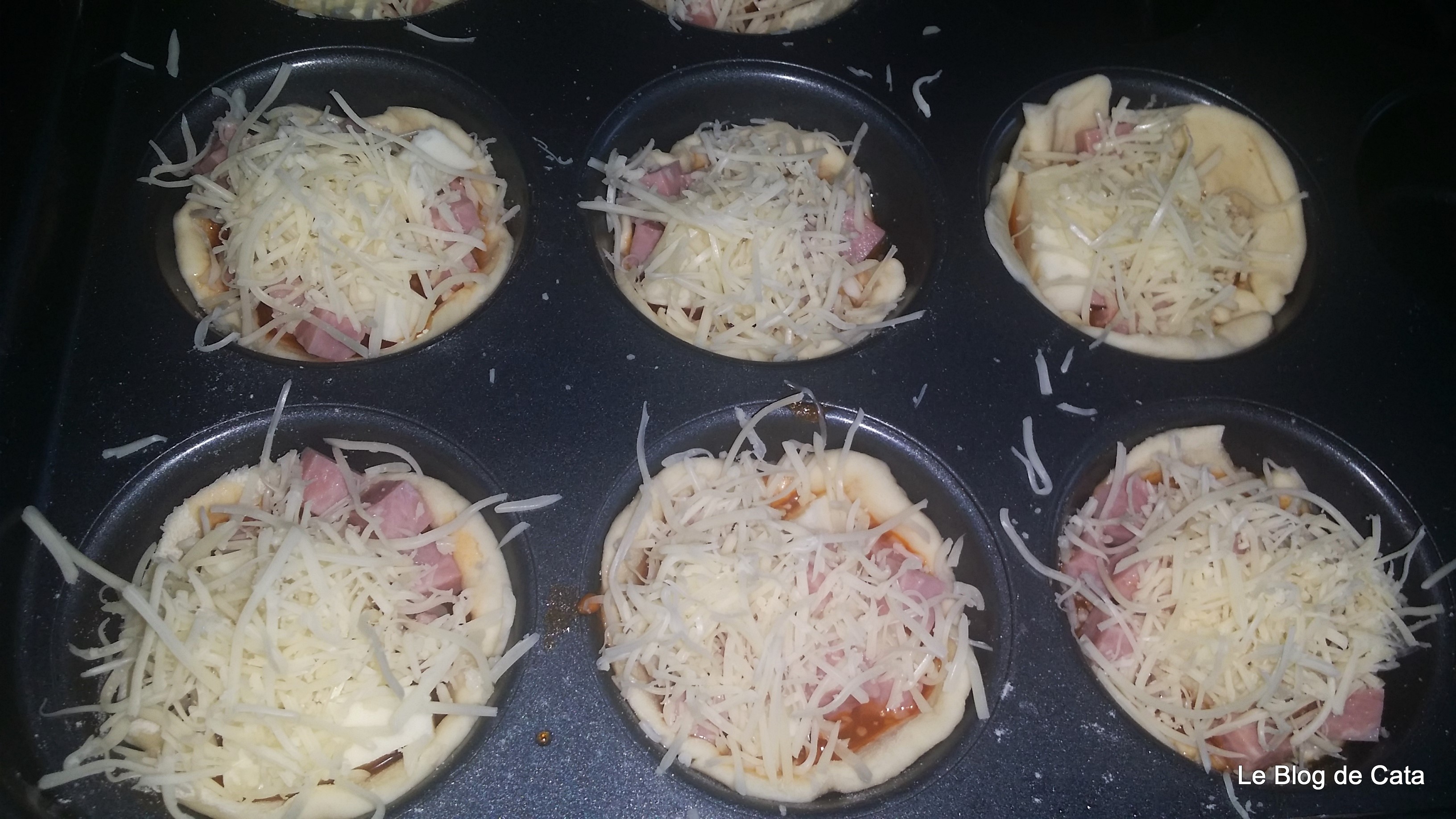 Mini pizza aperitiv