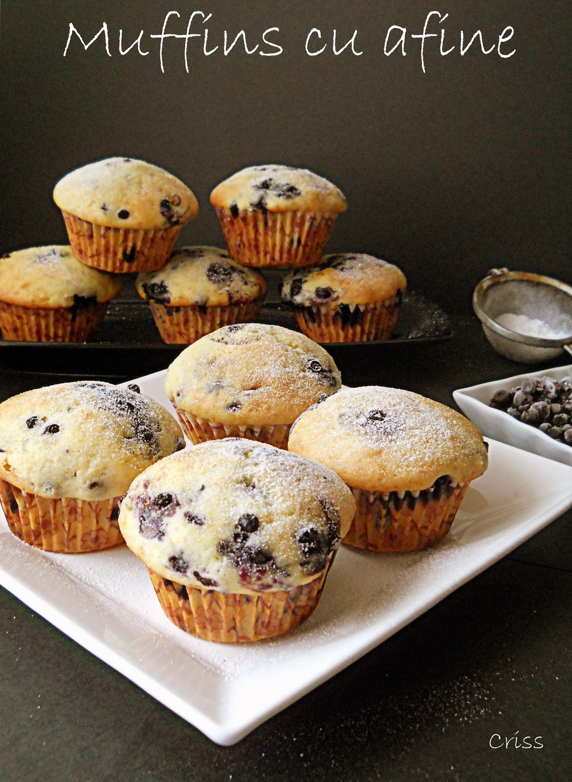 Muffins cu afine