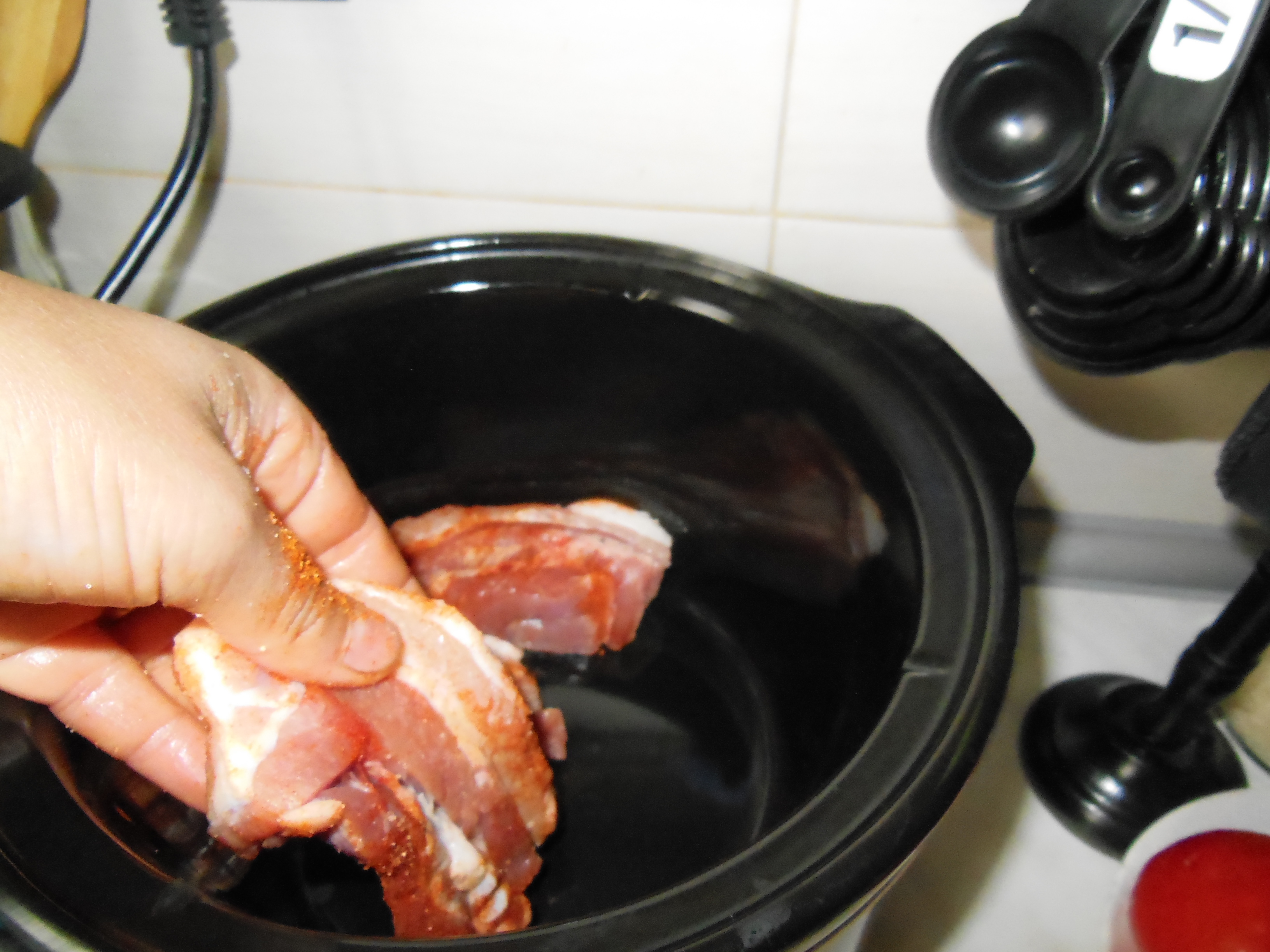 Piept de porc cu rosii la slow cooker Crock-Pot