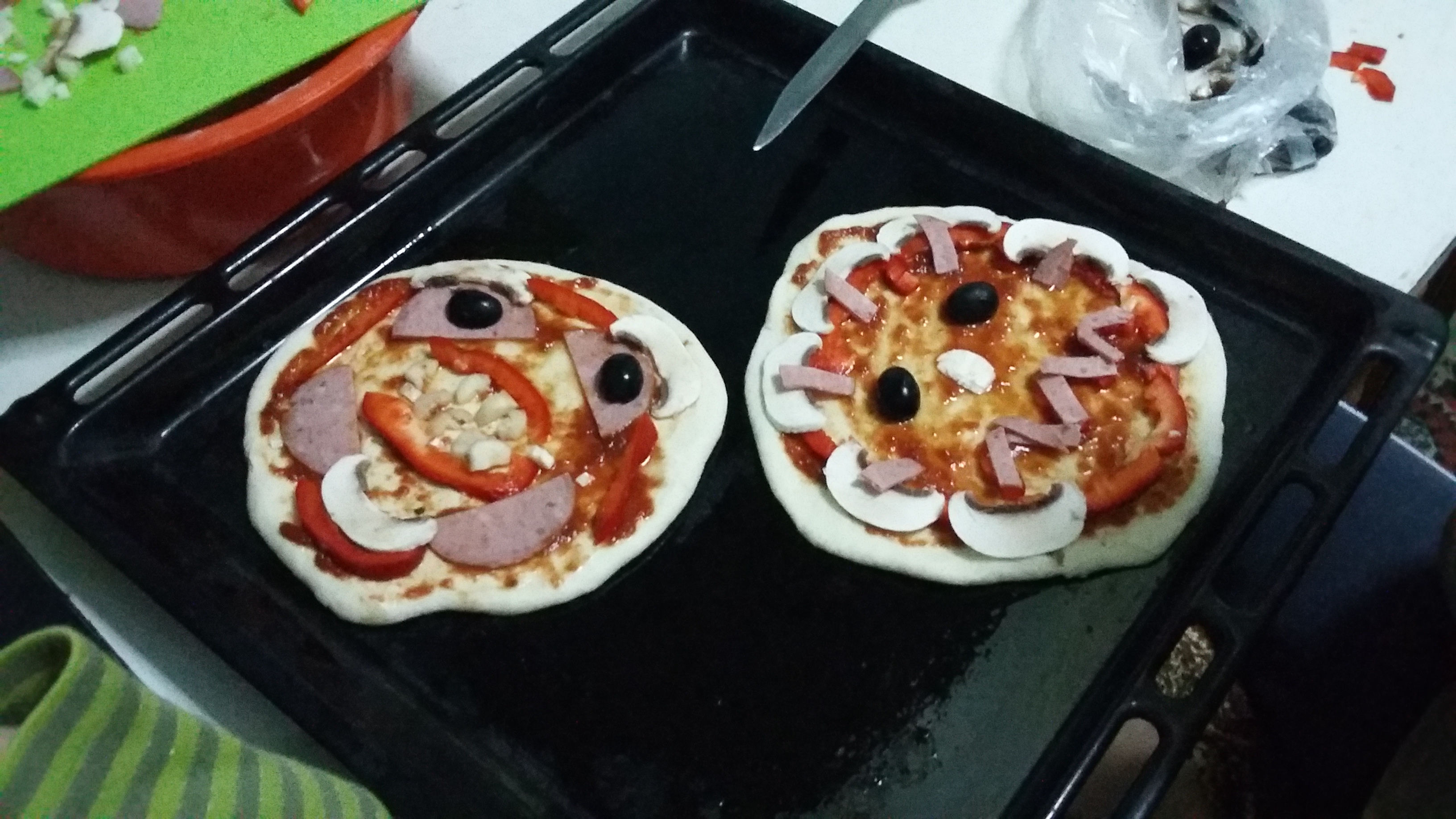 Pizza de Halloween