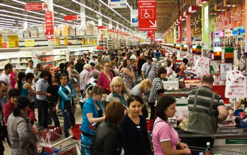 Cum sa alegi cea mai rapida coada dintr-un supermarket - 5 sfaturi utile