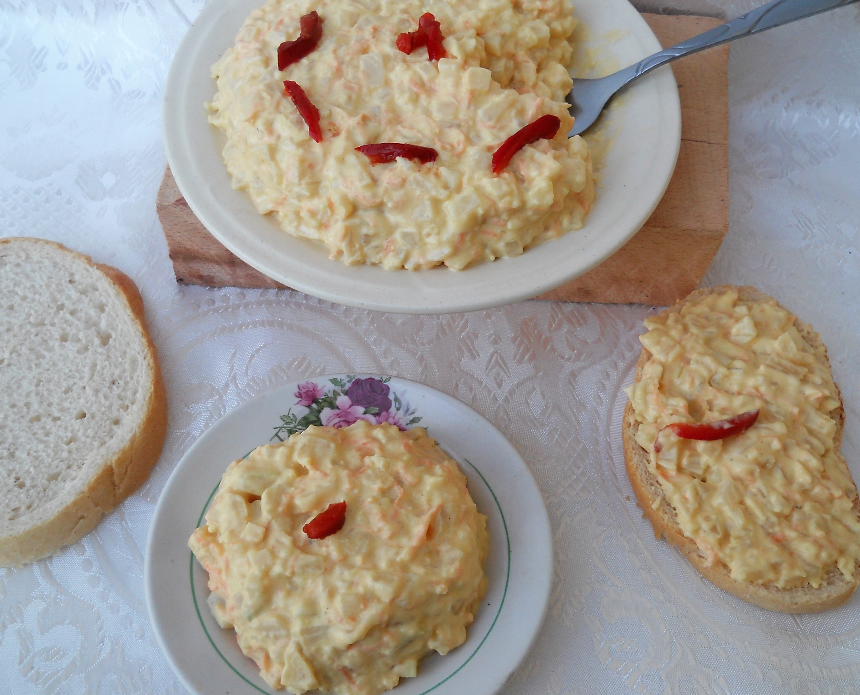 Salata de telina cu maioneza