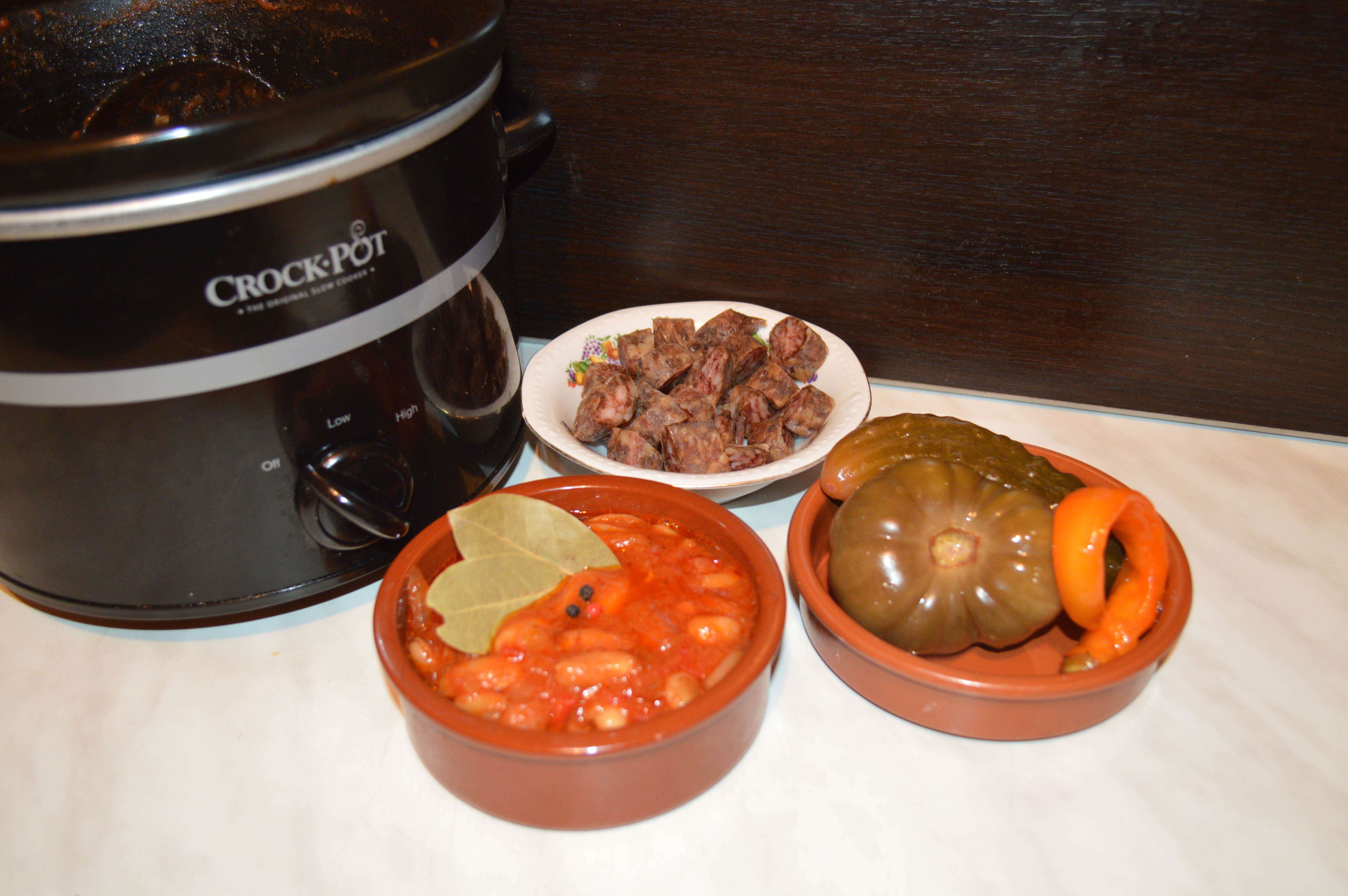 Iahnie de fasole la slow cooker Crock-Pot