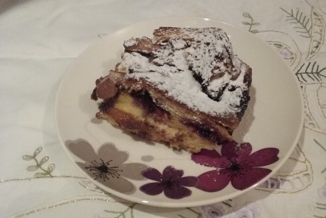 Budinca de cozonac panettone