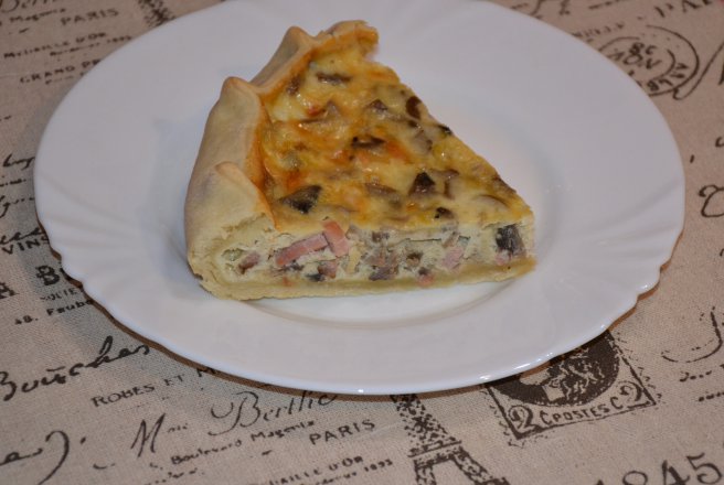 Quiche cu ciuperci