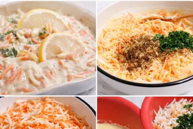 Salata de morcovi cu telina