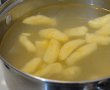 Gnocchi facuti in casa cu sos alb cu praz si ciuperci brune-3