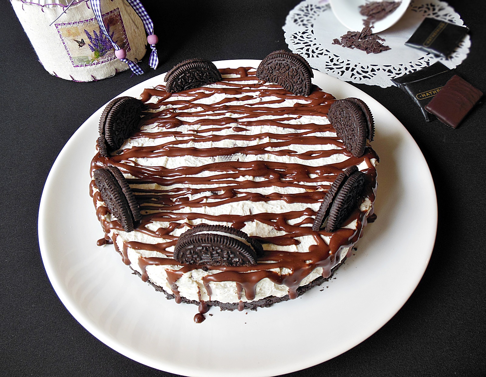 Desert cheesecake cu oreo