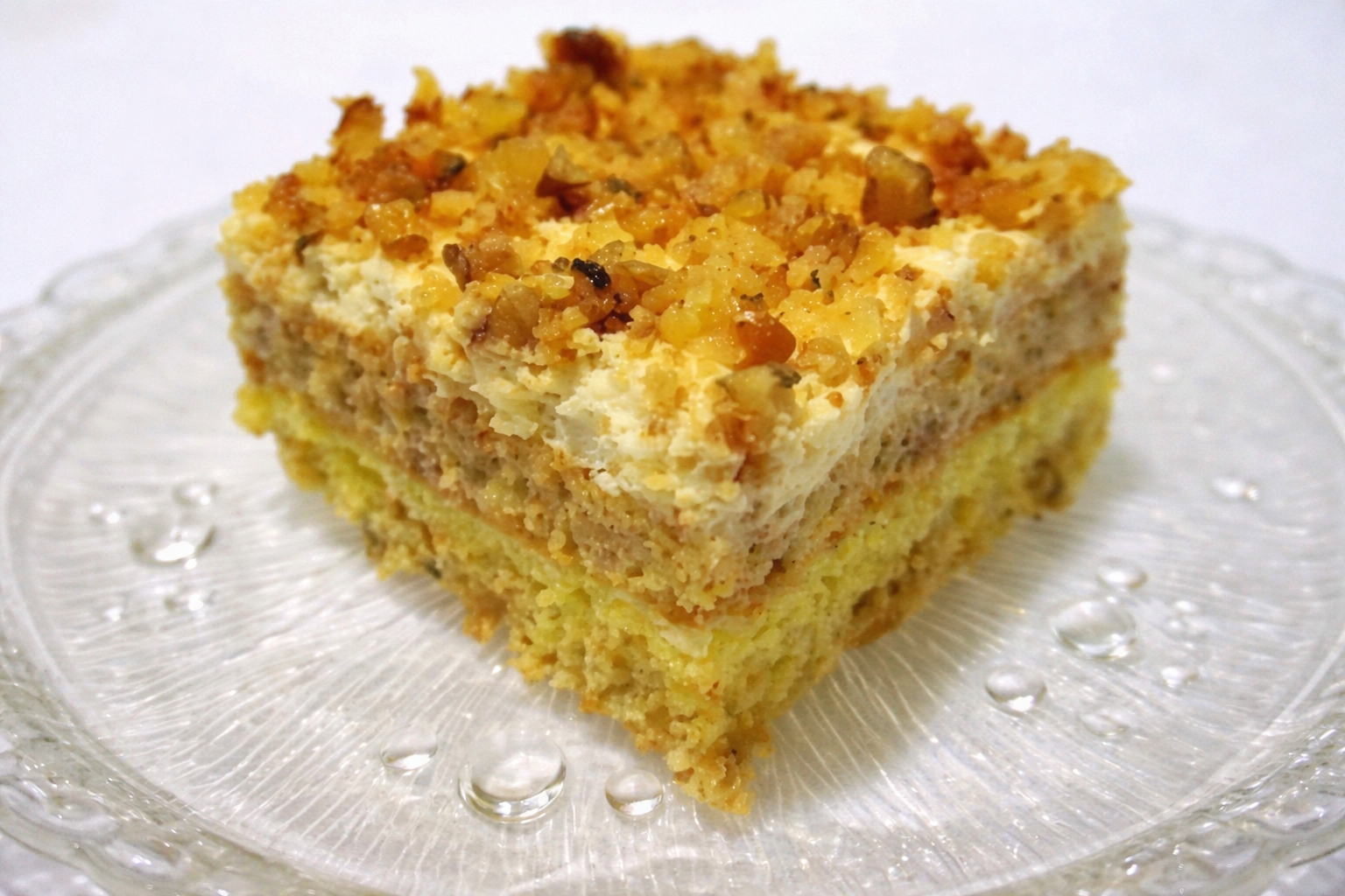 Desert prajitura cu nuca si vanilie