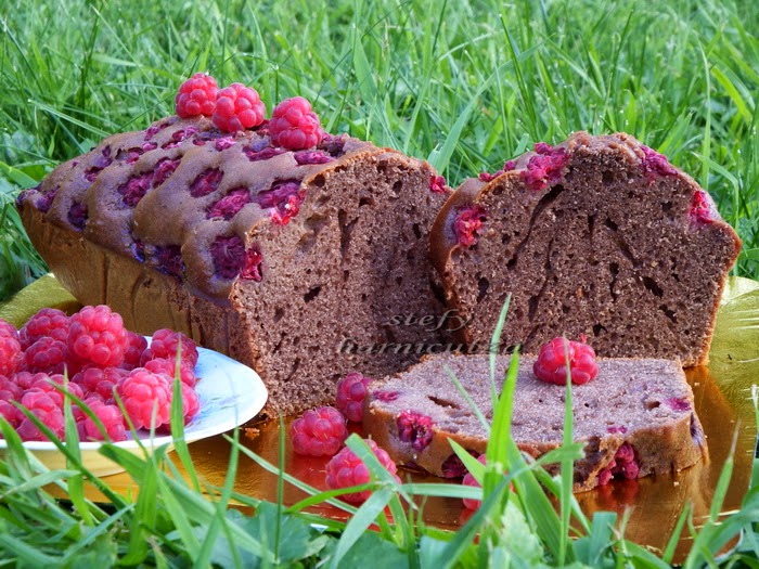 Desert chec cu cacao si zmeura