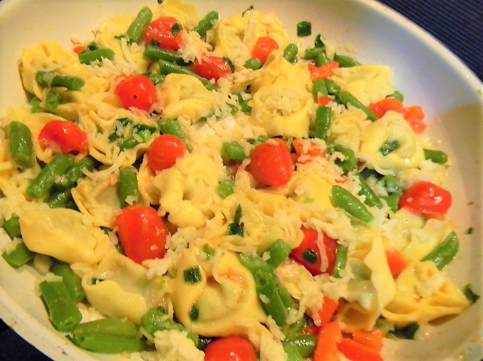 Tortelloni cu fasole verde