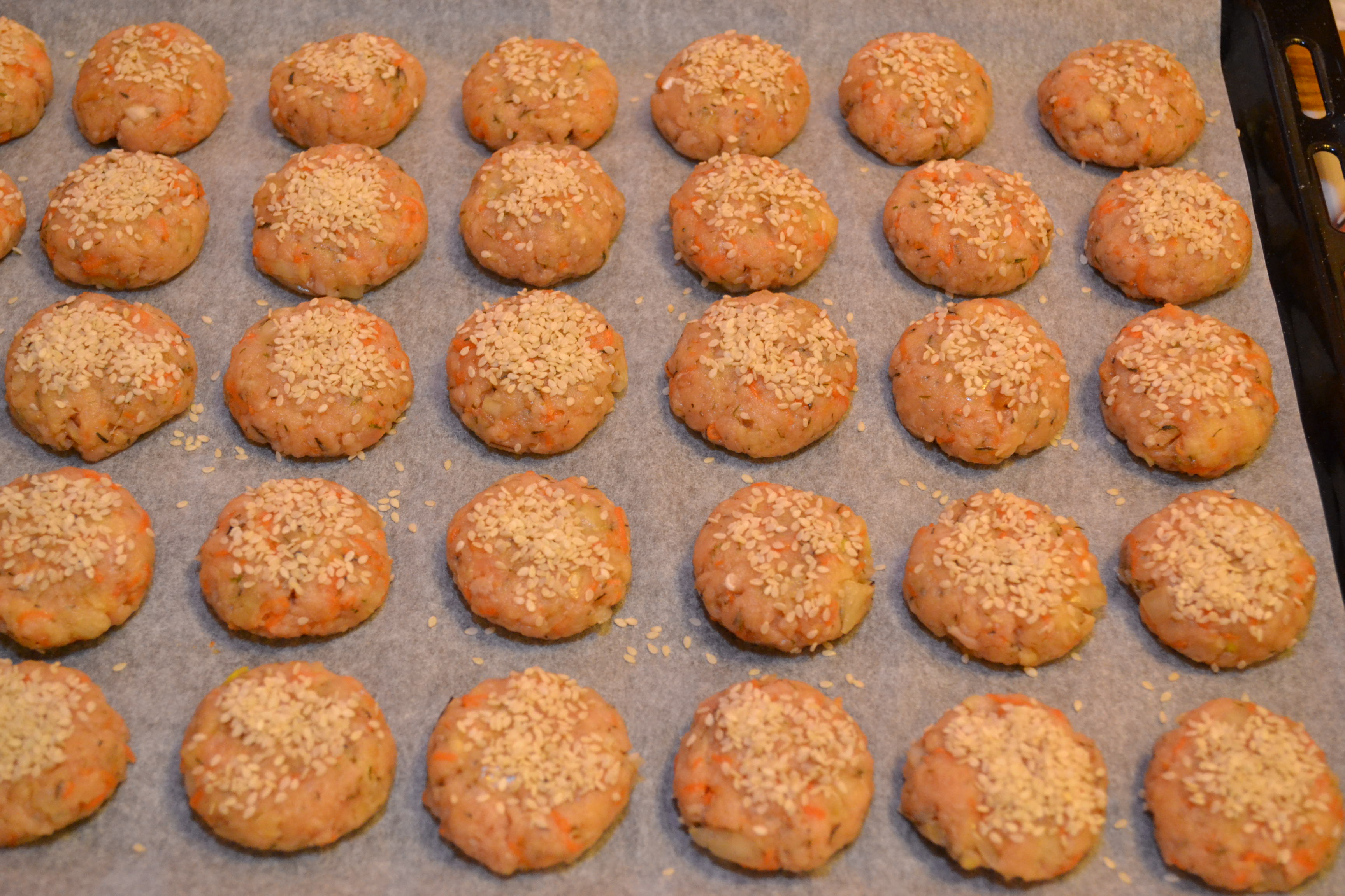 Chiftele de pui la cuptor