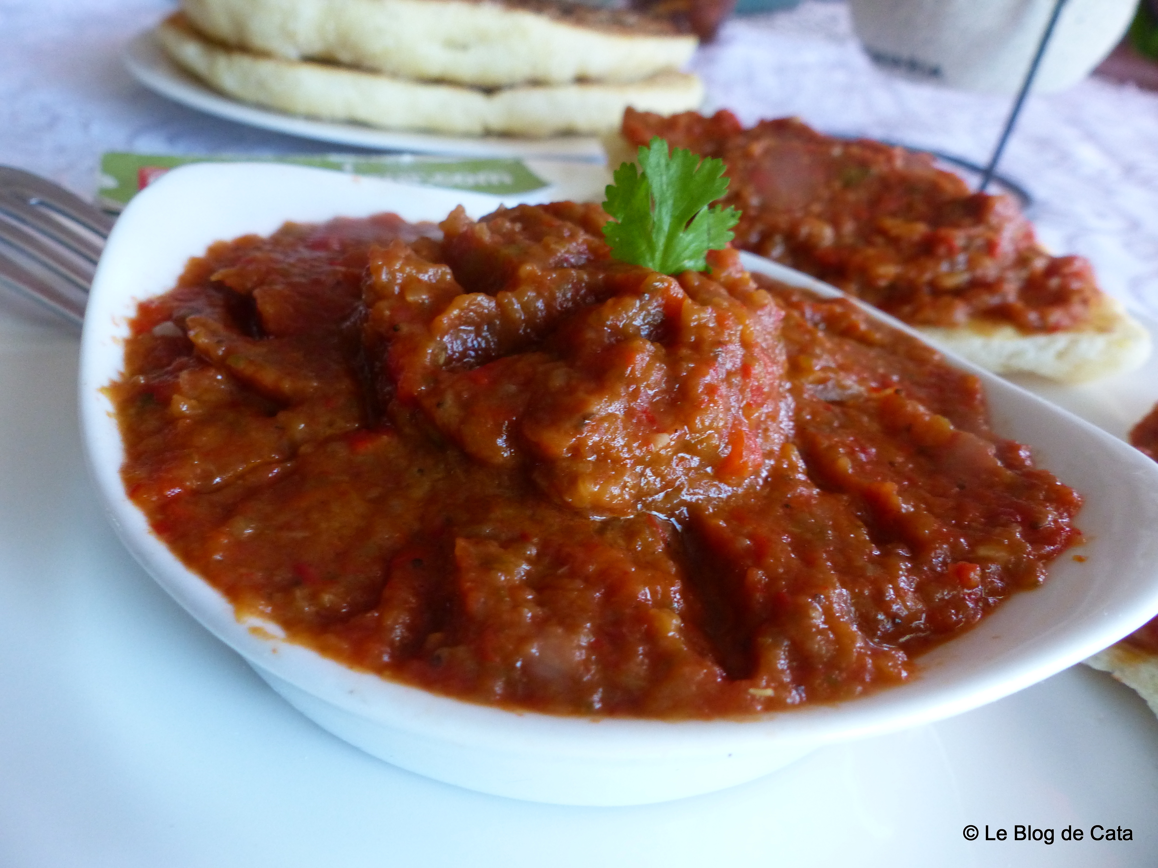 Salata de vinete si ardei marocana - Zaalouk