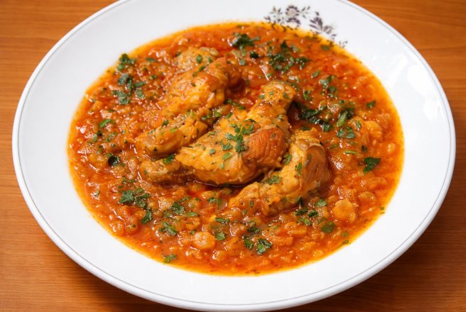 Tocanita de ceapa cu pui