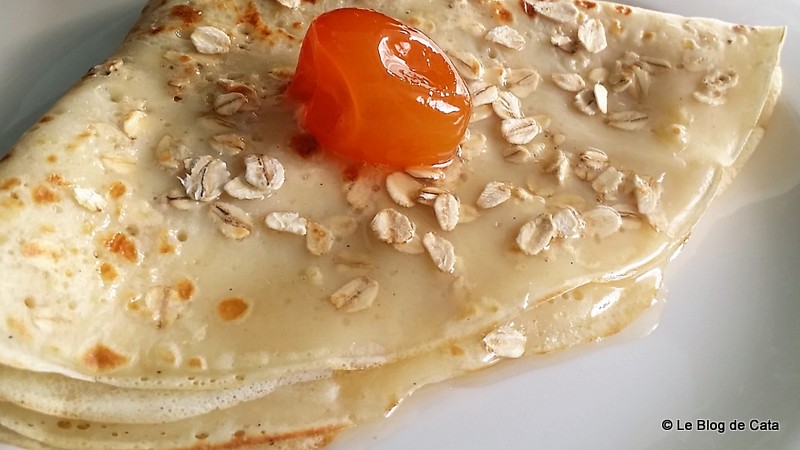 Desert clatite cu fulgi de ovaz si kumkuat confiat