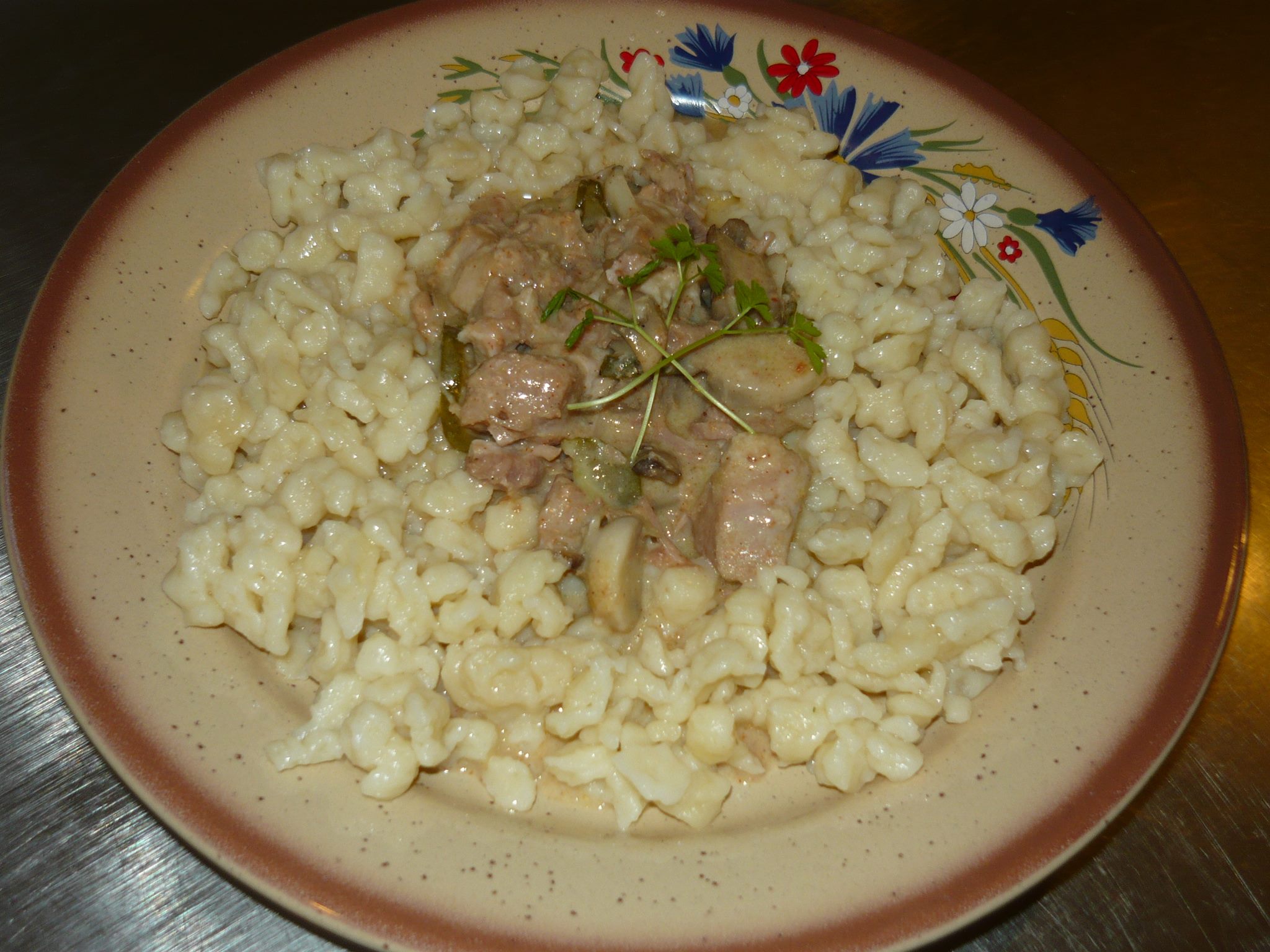 Stroganof cu galuste