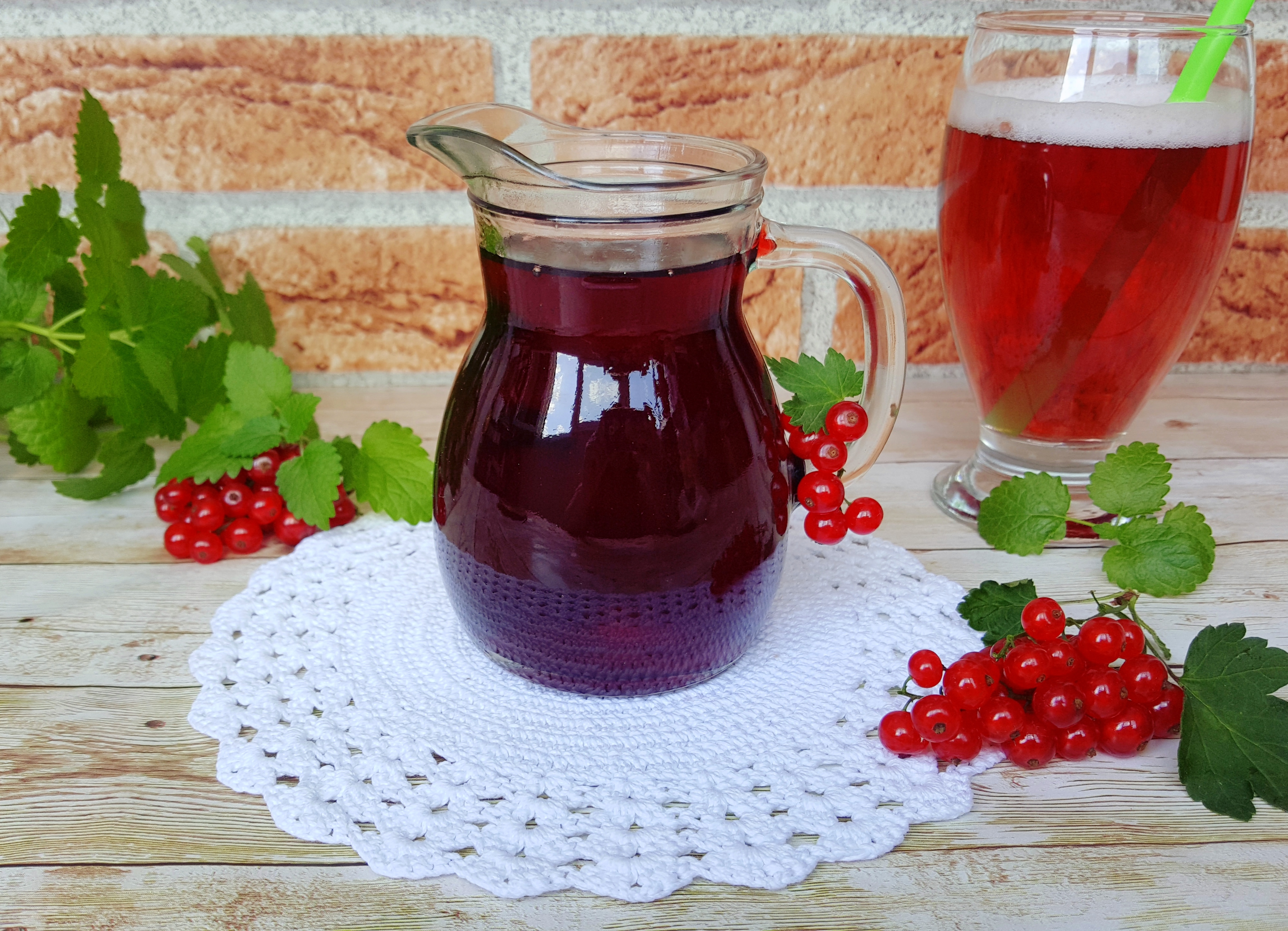 Sirop de coacaze rosii