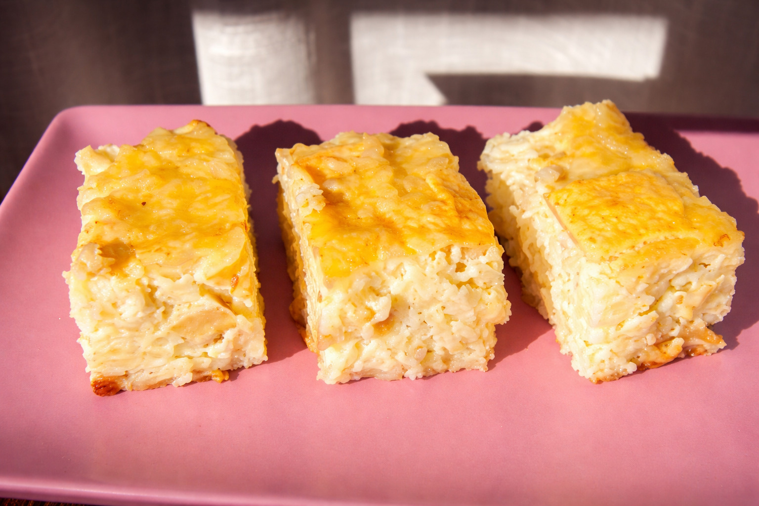 Desert budinca de orez cu mere