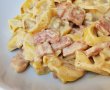 Tortellini cu smantana si prosciutto-4