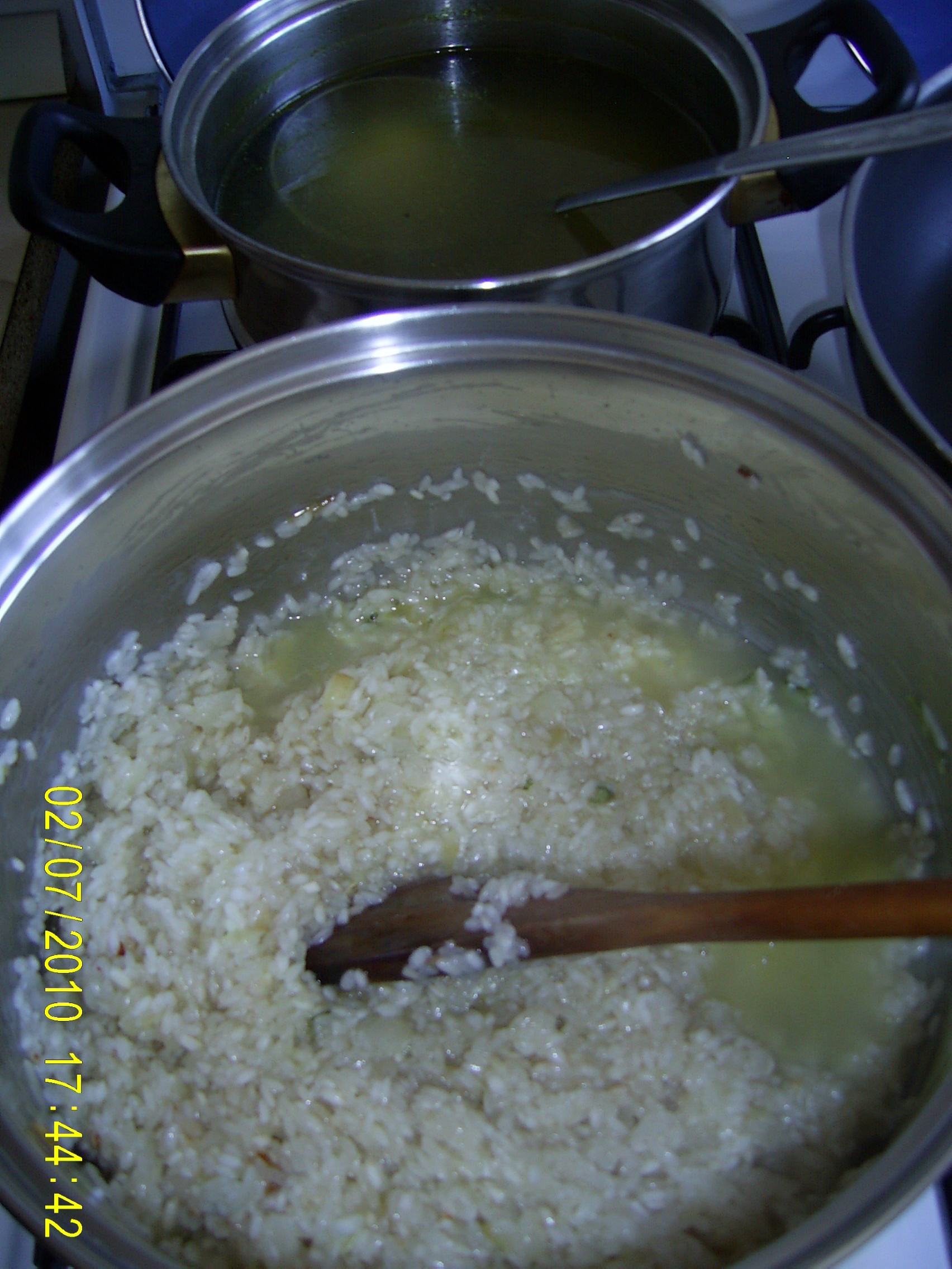 Risotto cu ciuperci si mazare