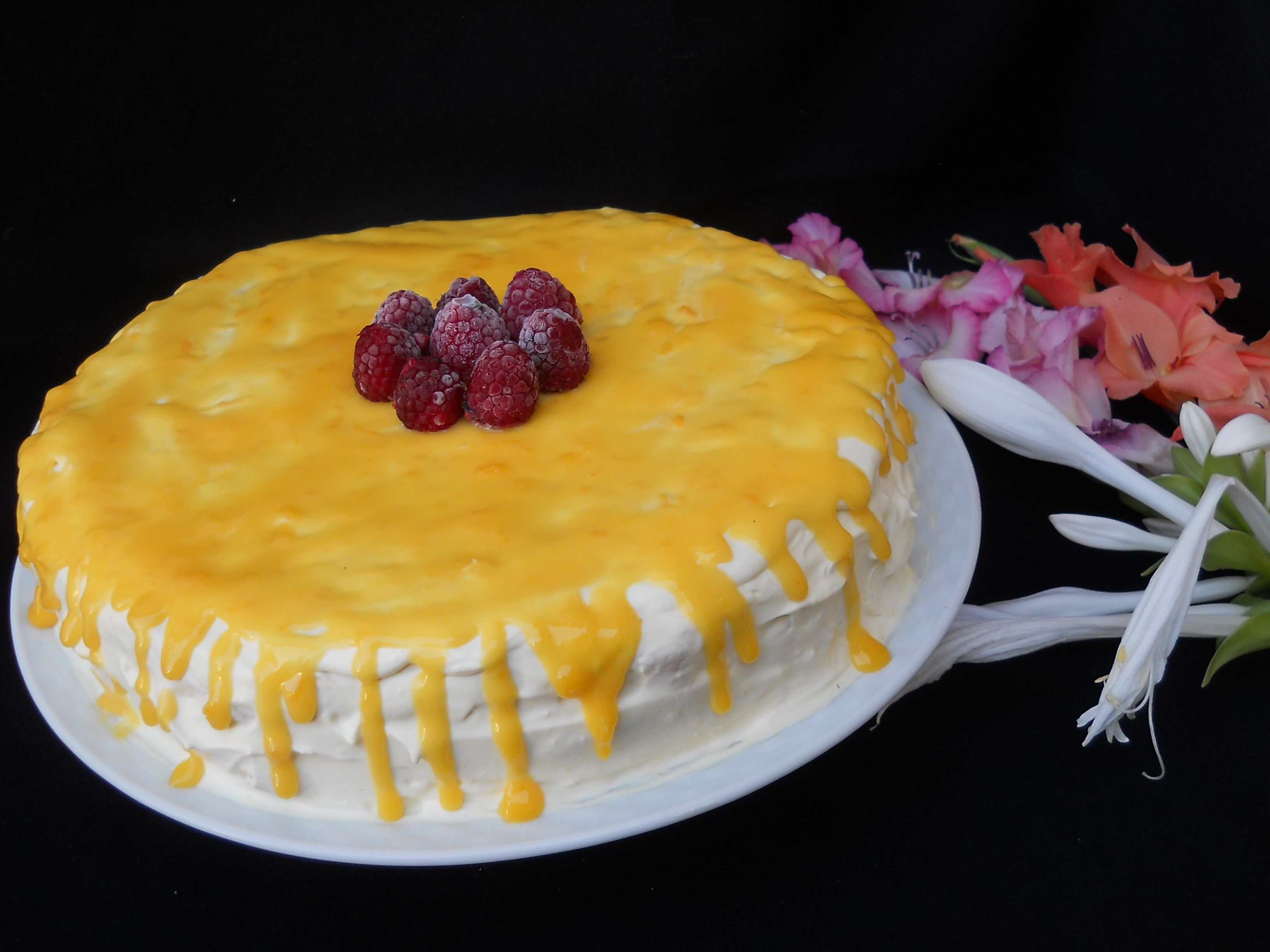 Desert tort cu lemon curd