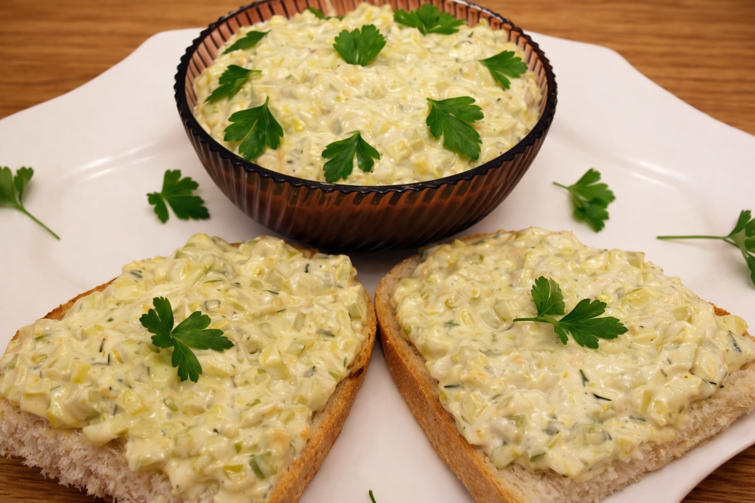 Fasole verde cu maioneza si usturoi