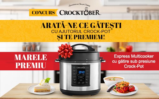 CONCURS: Arata-ne ce gatesti cu ajutorul Crock Pot si noi te premiem!