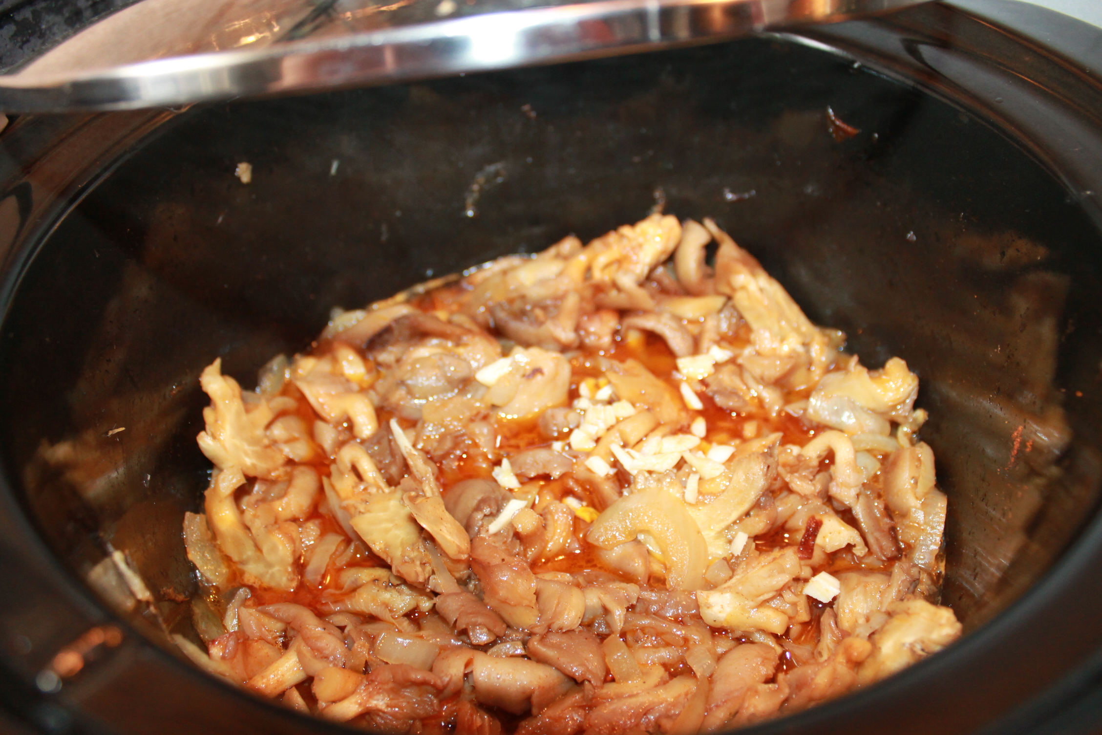 Ciuperci pleurotus la slow cooker Crock-Pot