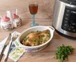 Pulpe de rata cu ciuperci brune si smantana la Multicooker Crock-Pot Express cu gatire sub presiune-11