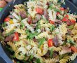 Salata calda cu fusilli, fasole verde si carnita de vitel-15