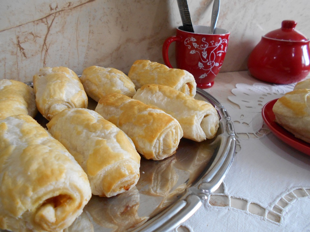 Desert strudel cu dovleac si stafide