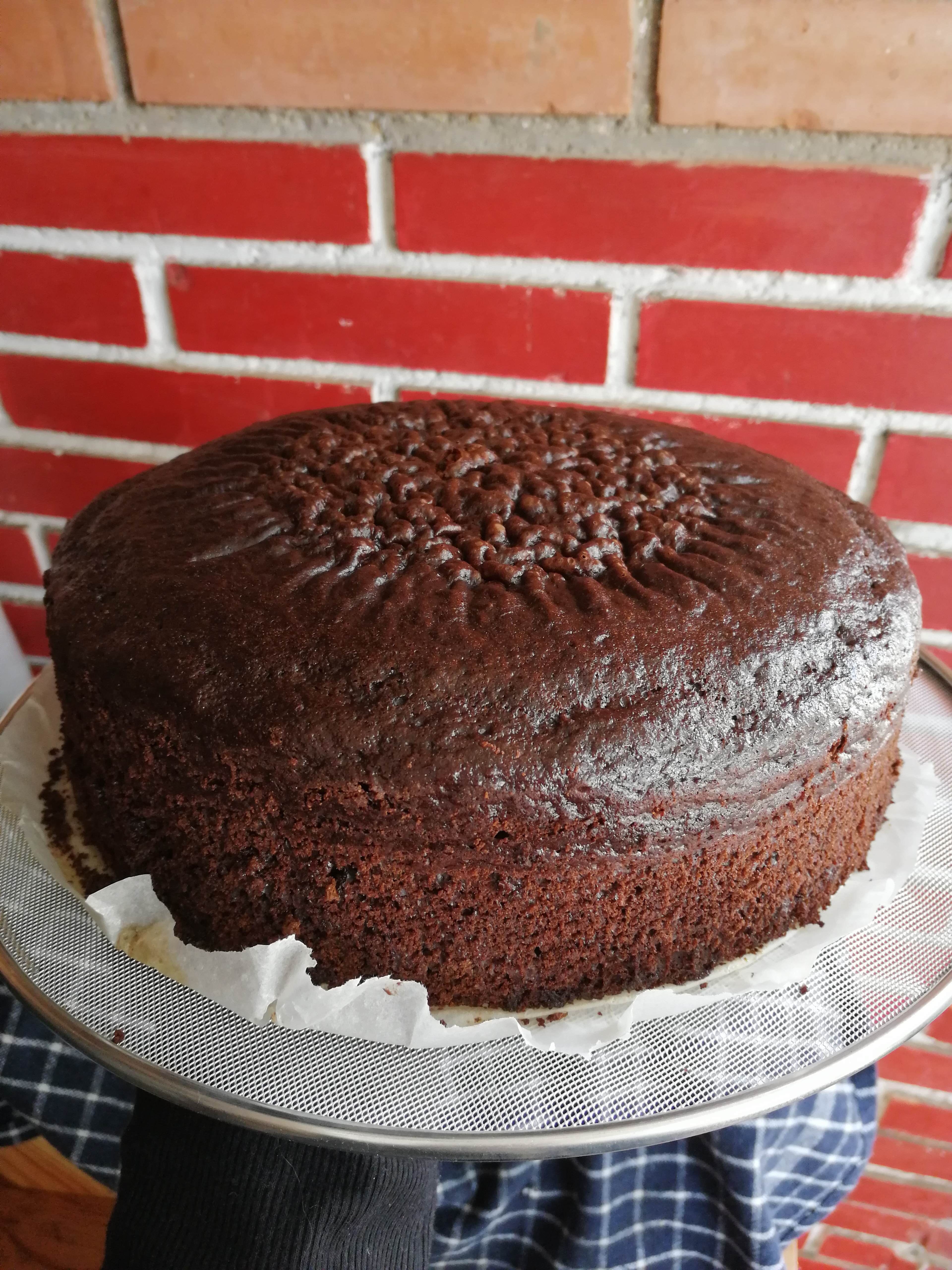 Desert tort de ciocolata cu dulce de leche