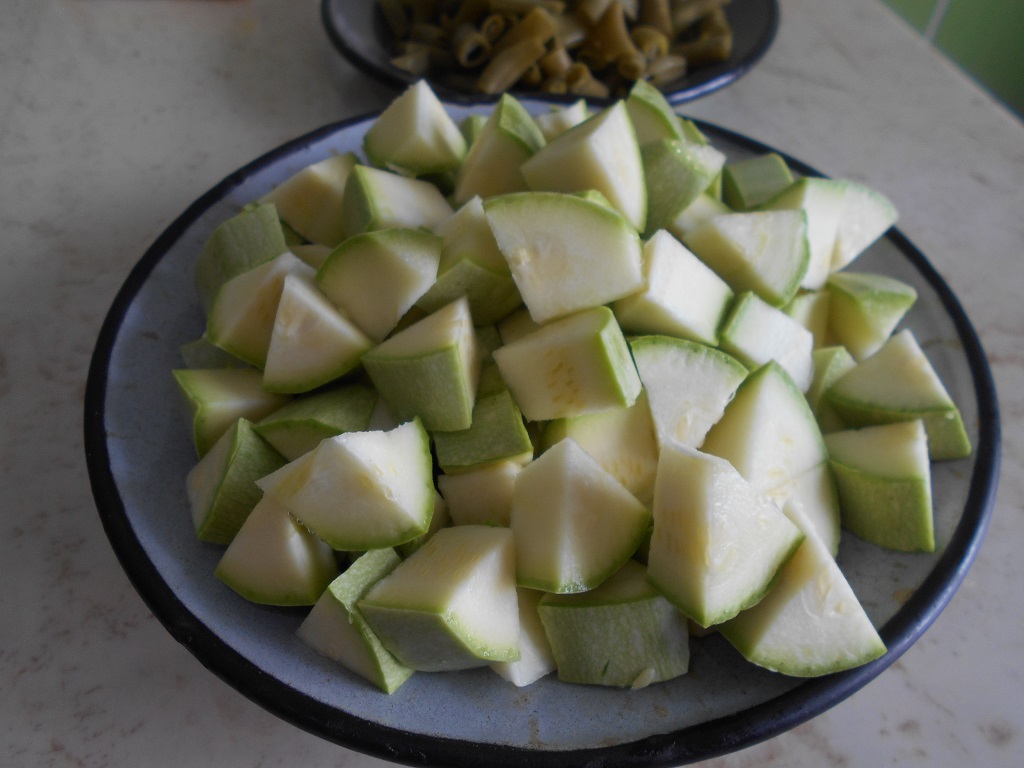 Ciorba de dovlecei, cu fasole verde