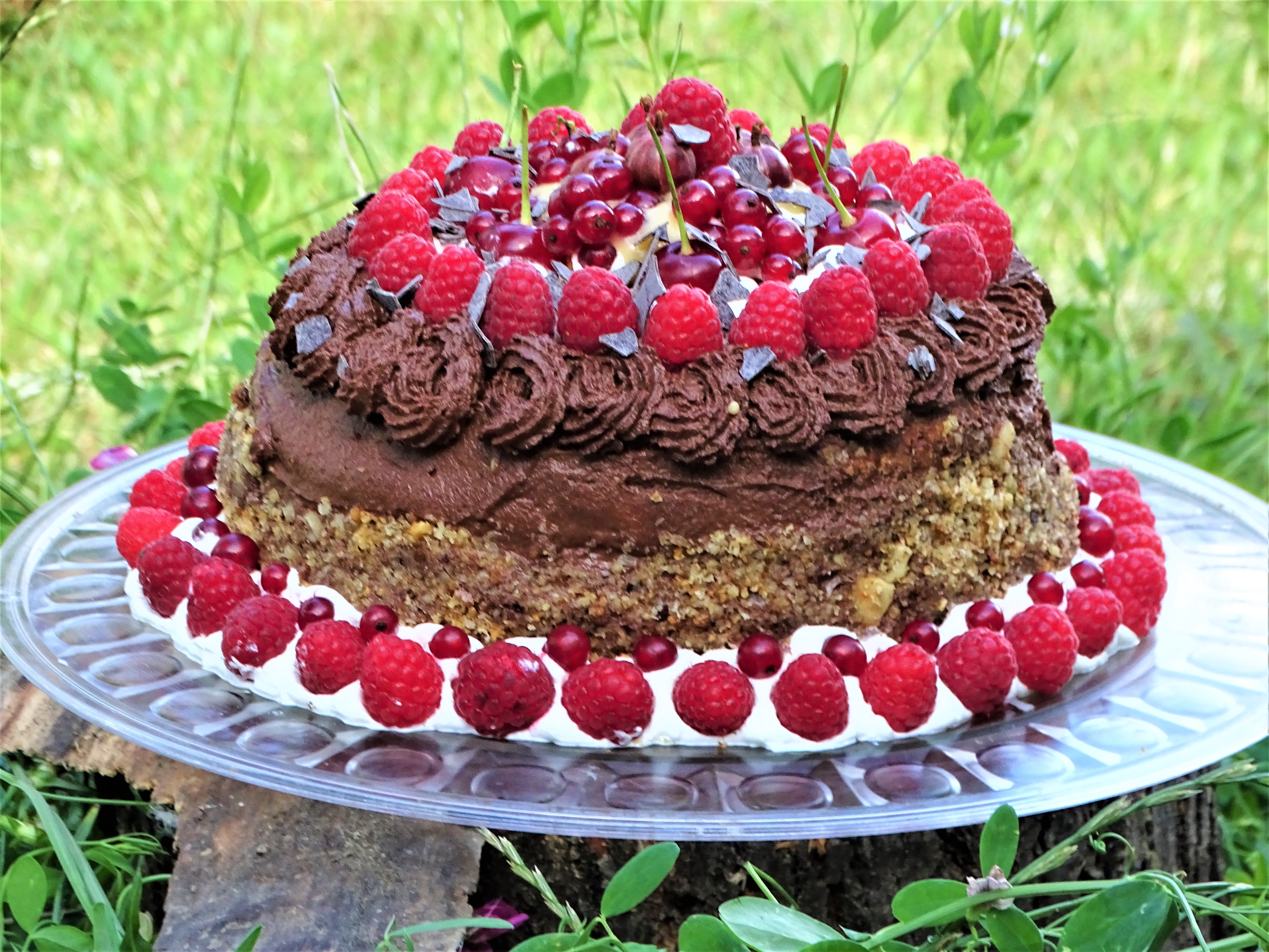 Desert tort cu lemon curd si crema de ciocolata (Vali 61 )