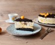 Desert cheesecake cu caise si oreo-10