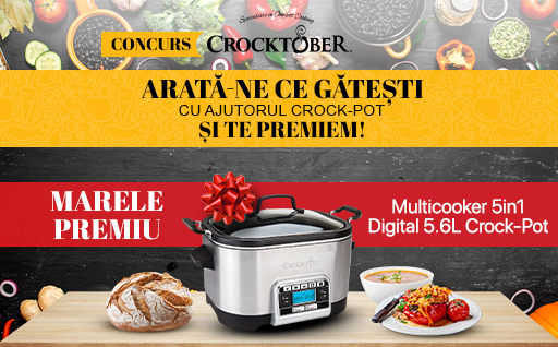 CONCURS CULINAR: Arata-ne ce gatesti cu ajutorul Crock Pot si noi te premiem!