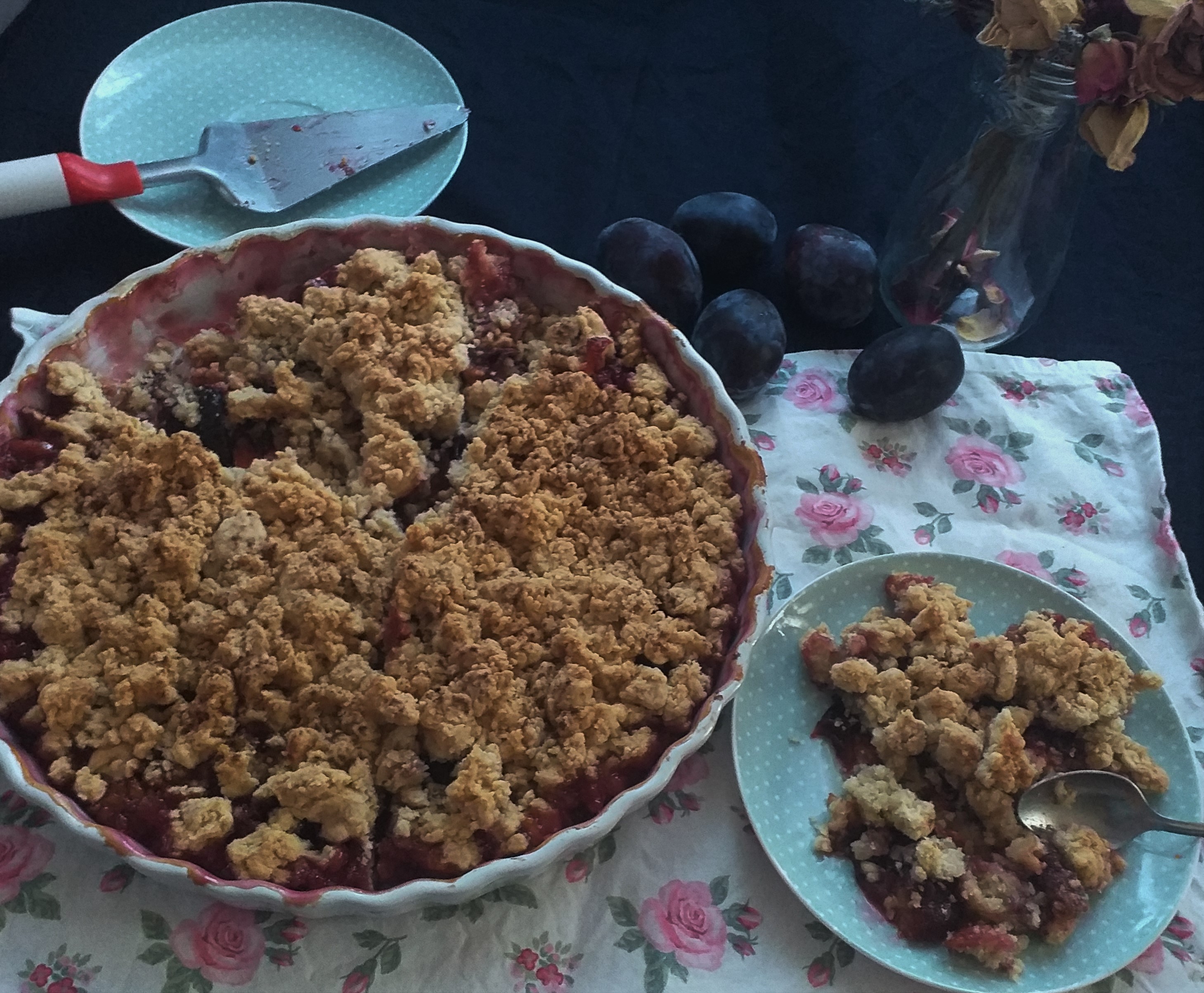 Desert crumble cu prune