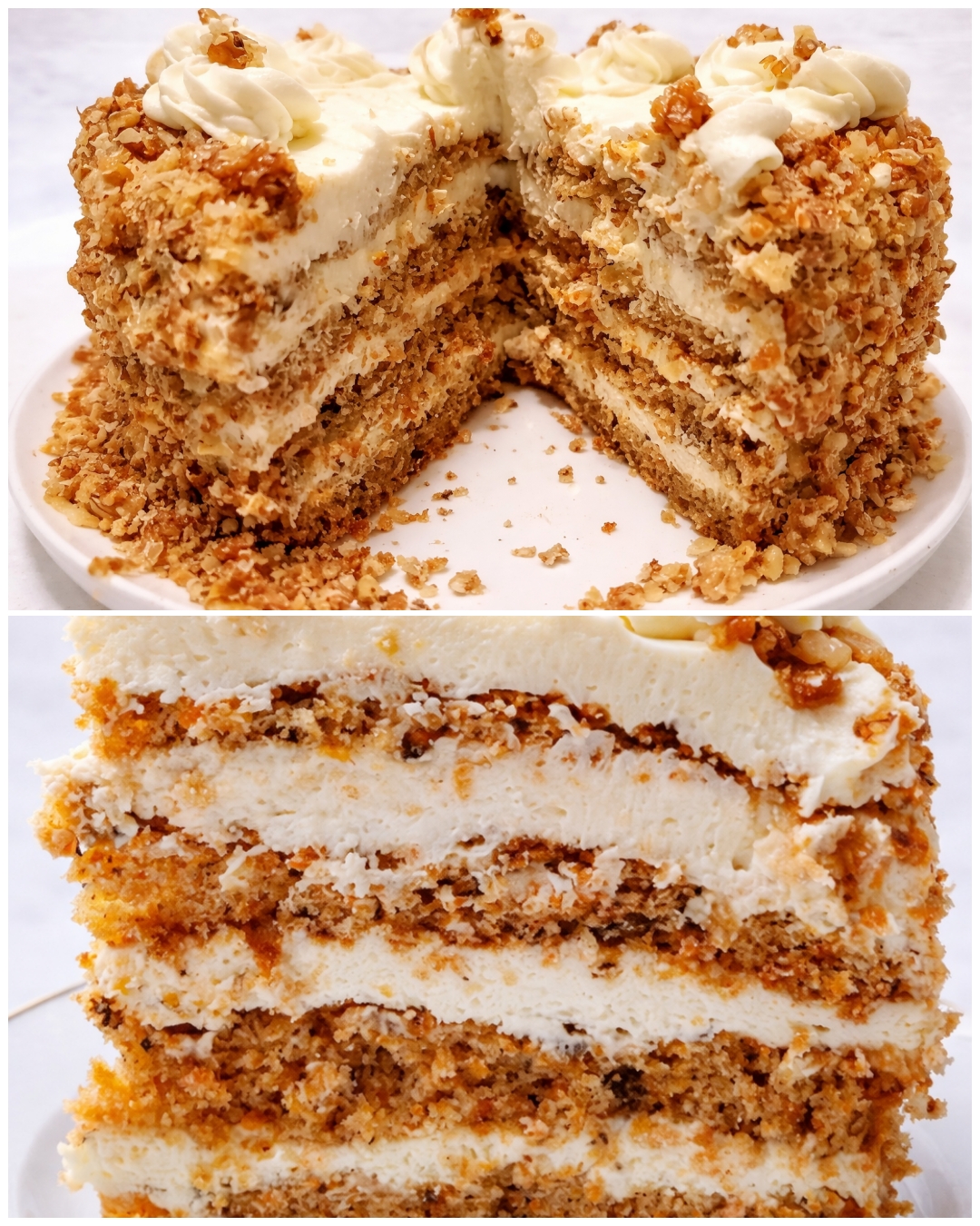 Desert Carrot cake (tort morcovi)