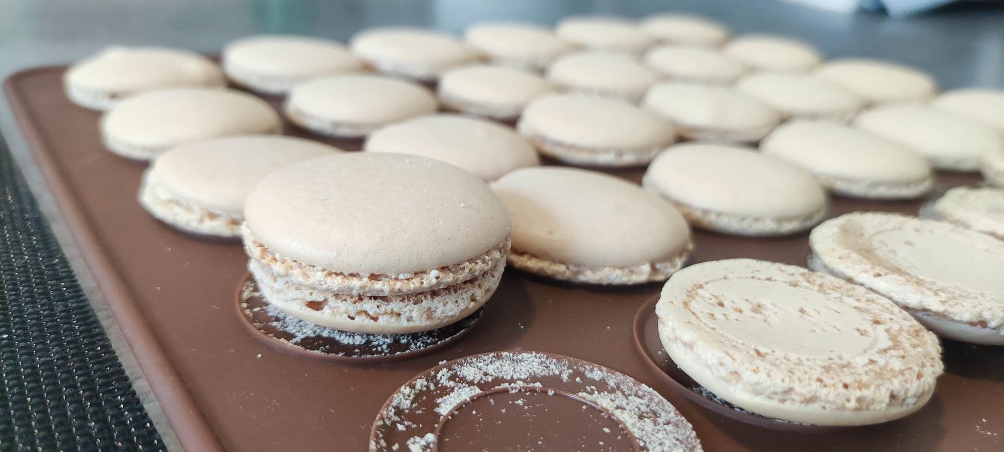 Desert macarons cu vanilie