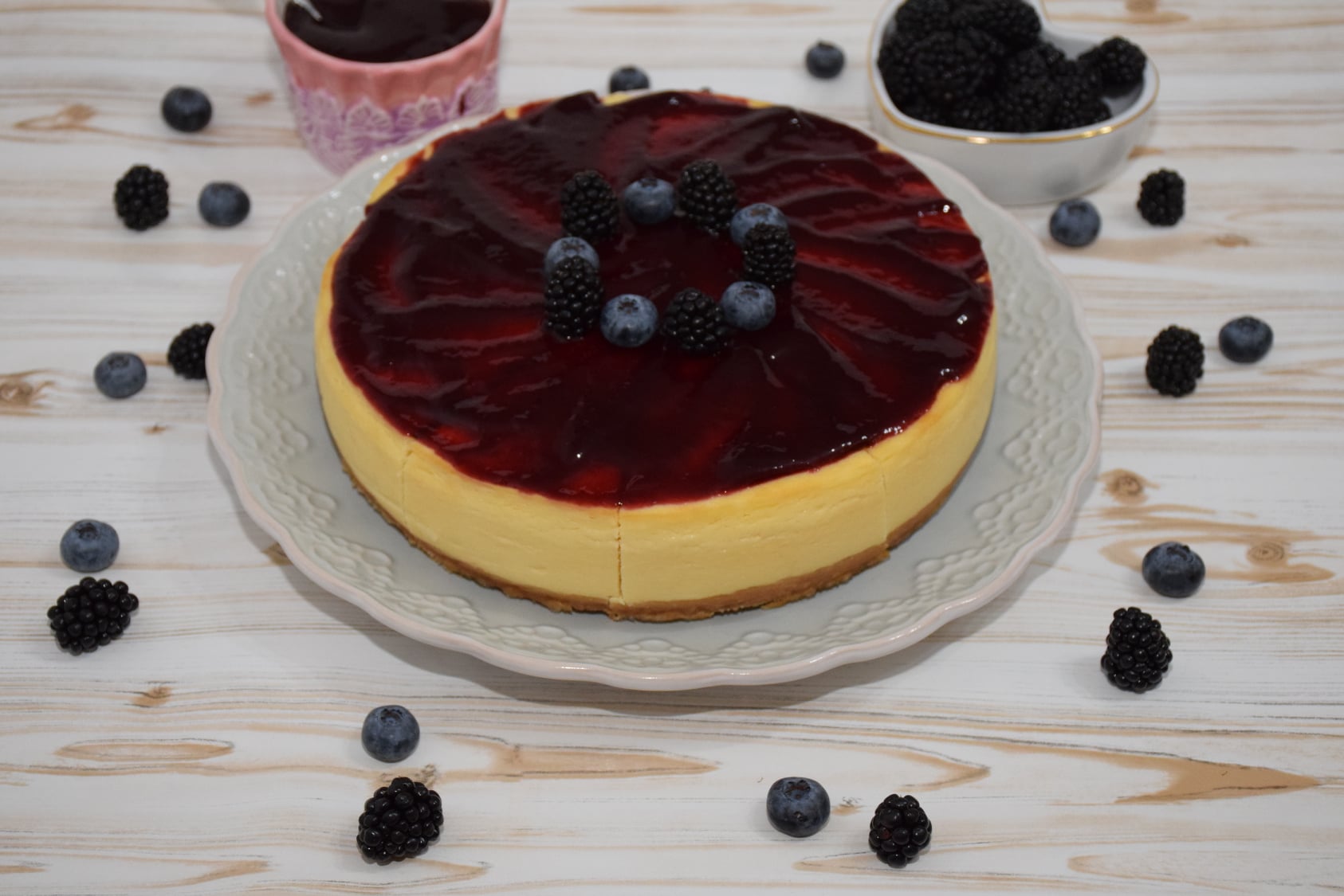 Desert New York cheesecake