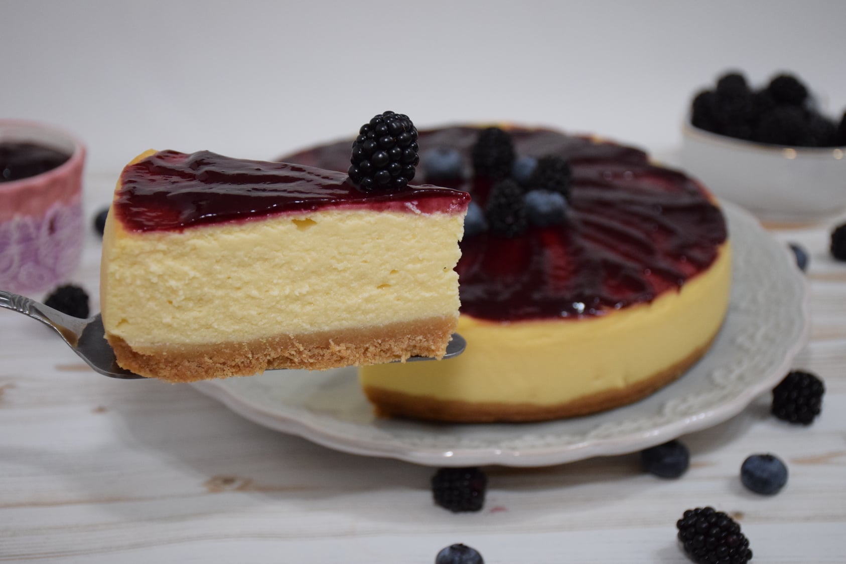 Desert New York cheesecake