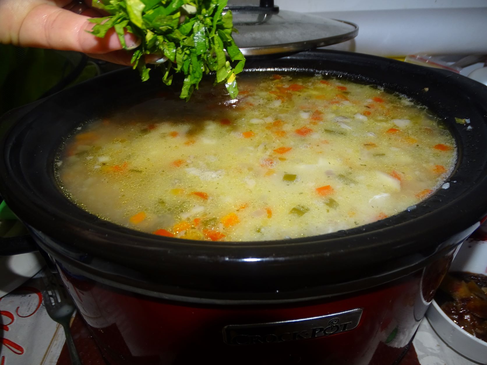 Ciorba de vitel la slow cooker Crock Pot