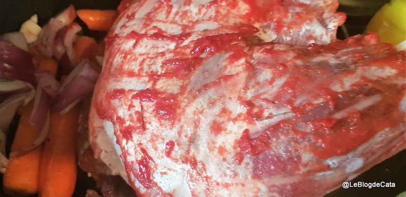 Spata de miel confiata in cidru