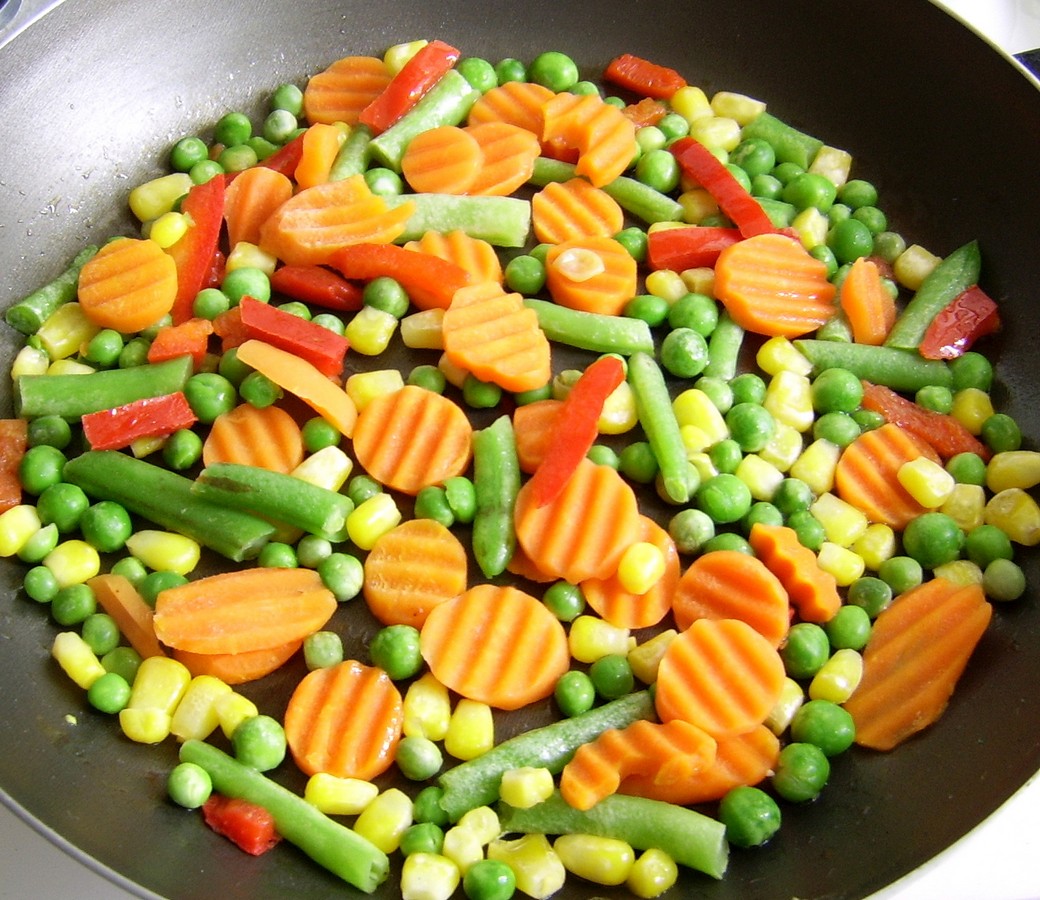 Tortilla con verduras