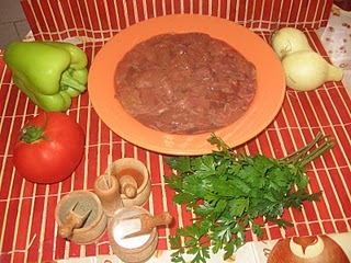 Chicken liver with onion