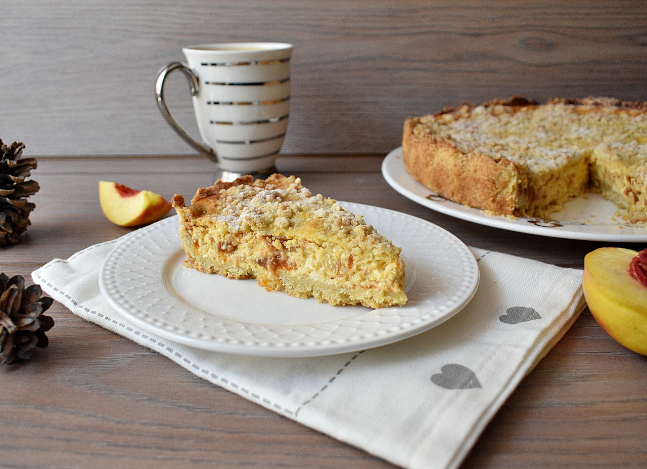 Tarta cu branza de vaci si gem de caise - Desert fraged si gustos