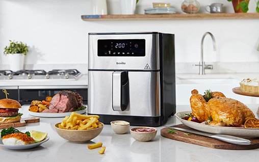 Descoperă secretul gătitului sănătos și delicios cu airfryer-ul Breville Halo Air, XL, Digital, 9L