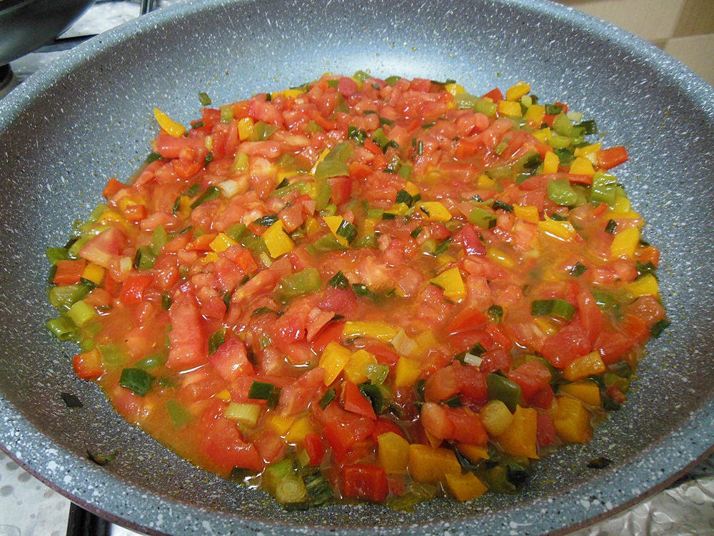 Menemen - Omleta turceasca plina de savoare