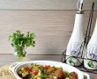 Mancare cu vinete, dovlecei si chorizo-6